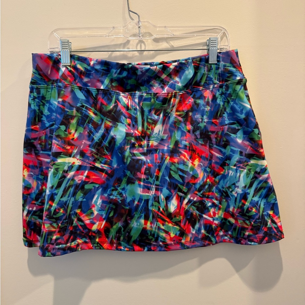 Colorful Abstract Women's Tennis Skirt